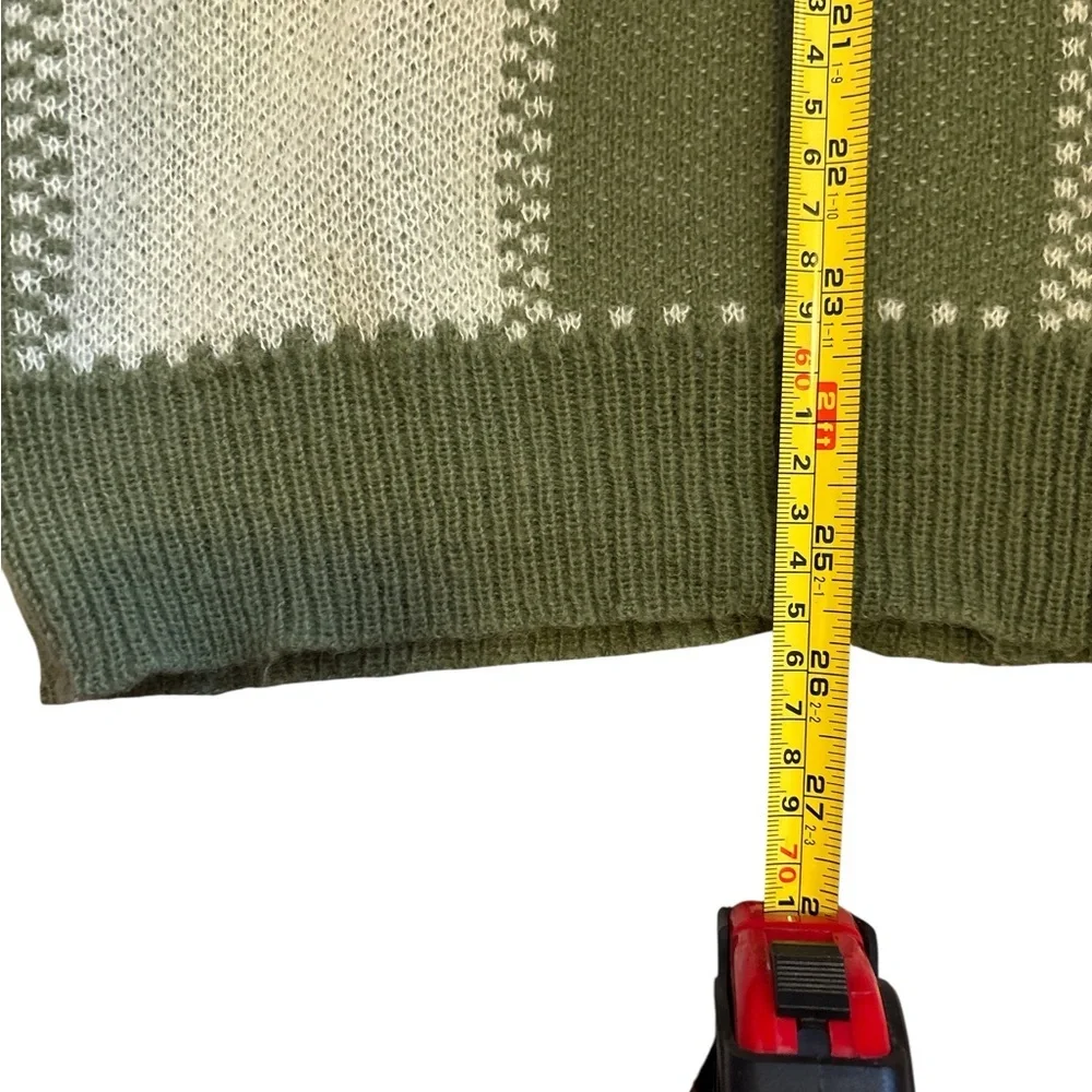 Green Checkered Sweater SHEIN Minecraft Vibes